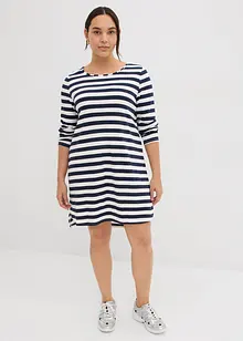 Abito asimmetrico in puro cotone pesante, bonprix