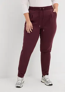 Pantaloni chino in tessuto effetto neoprene, bonprix