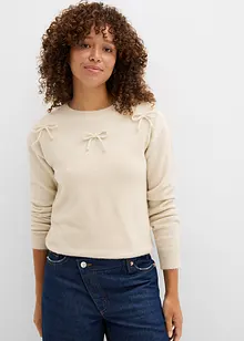 Maglione con fiocchi, bonprix