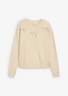 Maglione con fiocchi, bonprix