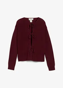 Cardigan con fiocchi, bonprix