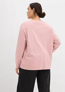 Maglia a maniche lunghe in puro cotone biologico, bonprix