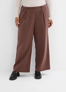 Pantaloni in misto viscosa con dettagli funzionali, bonprix