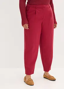 Pantaloni in tessuto in barrel shape, bonprix