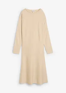 Abito midi in maglia misto viscosa, bonprix