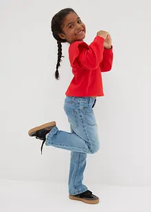 Jeans bootcut, vita media, bonprix
