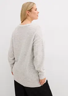 Maglione oversize con spalle scese, bonprix