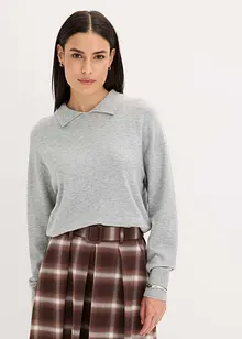 Maglione in filato fine misto viscosa, bonprix