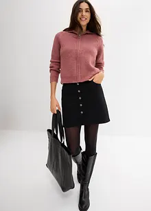 Cardigan con cappuccio, bonprix