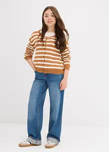 Cardigan in morbido misto viscosa a maglia fine, bonprix