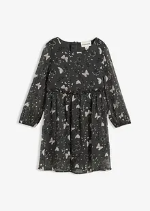 Abito svasato in chiffon, bonprix