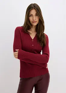Maglione morbido in filato fine misto viscosa, bonprix