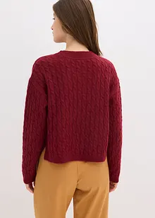 Maglione a trecce, bonprix