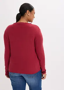 Maglia aderente a costine, bonprix