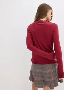 Maglia aderente a costine, bonprix