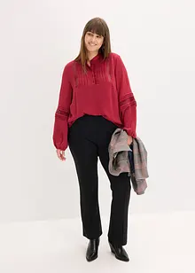 Blusa oversize con raffinati dettagli, bonprix