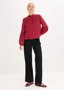 Blusa oversize con raffinati dettagli, bonprix