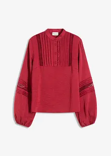 Blusa oversize con raffinati dettagli, bonprix