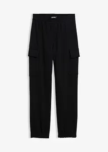 Pantaloni cargo da jogging in puro cotone biologico, bonprix