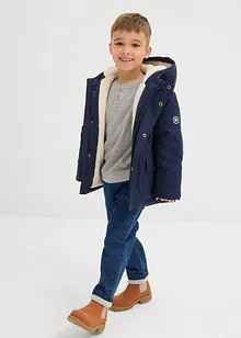 Maglia serafino a maniche lunghe con cotone biologico (pacco da 2), bonprix