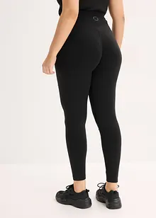 Leggings sportivi senza cuciture, arricciati dietro, bonprix