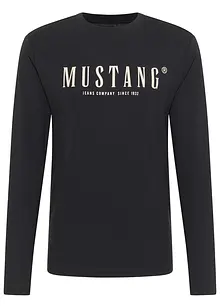 Maglia a maniche lunghe Mustang Asheville in puro cotone, Mustang Jeans