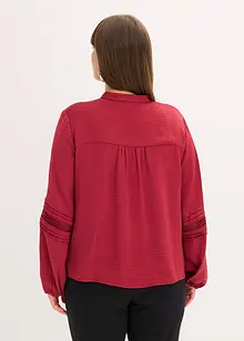 Blusa oversize con raffinati dettagli, bonprix