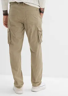 Pantaloni cargo regular fit in puro cotone, straight, bonprix