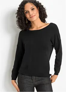 Maglione  in filato fine misto viscosa, bonprix