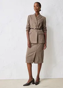 Cintura bassa in pelle, bonprix