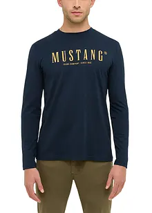 Maglia a maniche lunghe Mustang Asheville in puro cotone, Mustang Jeans