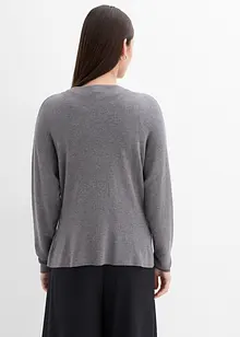 Cardigan sfiancato in misto viscosa, bonprix