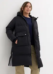 Piumino lungo con dettagli riflettenti, bonprix