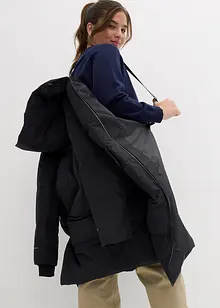 Piumino lungo con dettagli riflettenti, bonprix