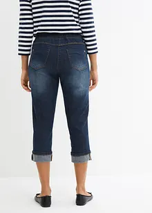 Jeans in cotone slim fit,  vita media, bonprix