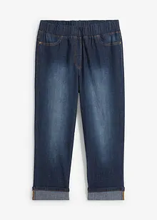 Jeans in cotone slim fit,  vita media, bonprix