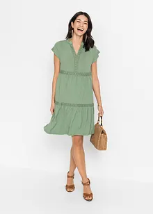 Abito tunica in misto viscosa morbido, bonprix