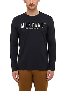 Maglia a maniche lunghe Mustang Asheville in puro cotone, Mustang Jeans
