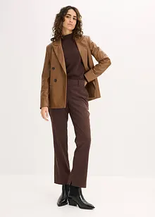 Blazer oversize in similpelle, bonprix