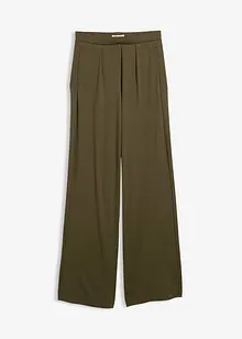 Pantaloni a palazzo in comodo punto di Roma, bonprix