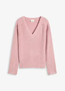 Maglione con scollo a V, bonprix