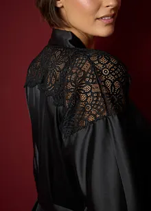 Kimono in satin con effetto lucido, bonprix