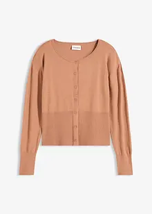 Cardigan in misto viscosa a maglia fine e fluente, bonprix