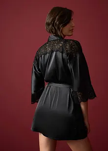 Kimono in satin con effetto lucido, bonprix