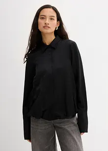 Blusa in satin di misto viscosa, bonprix