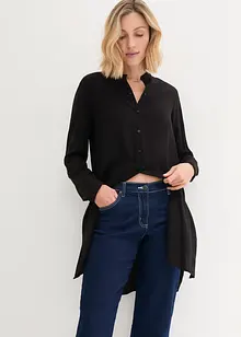 Jeans capri, a vita media, bonprix