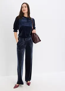 Maglia in velluto morbido, bonprix