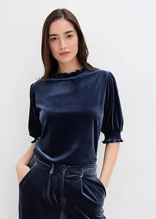 Maglia in velluto morbido, bonprix