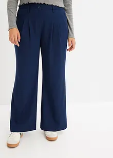 Pantaloni svasati, a vita alta, bonprix