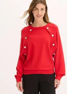 Maglione in filato fine misto viscosa, bonprix